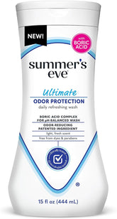 Summer's Eve, Ultimate Odor Control, Feminine Body Wash with Boric Acid, Removes Odor, Feminine Wash with pH Balance, 15 Fl Oz - Showlu Well Nation Store